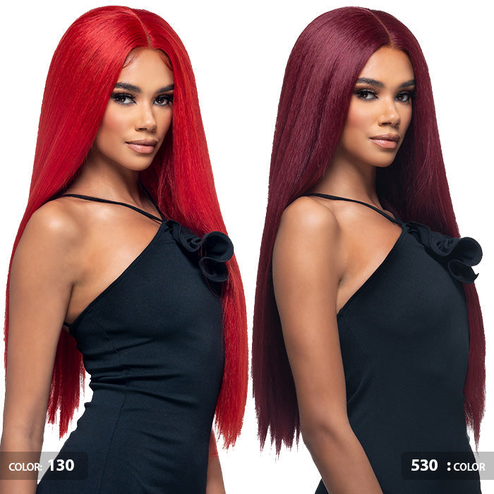 Vivica Fox Wanna Bee Human Hair Blend 5" Deep HD Lace Front Wig - WNB-2