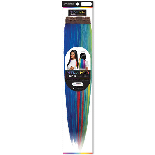 Vivica A Fox Peek-A-Boo Color Clip Weave 20"