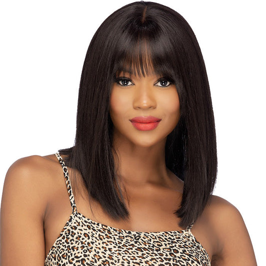 Vivica A Fox Pure Comfort 100% Human Hair Blend Cap Wig - CHESTER