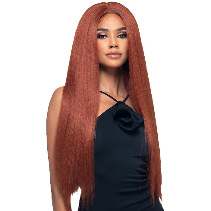 Vivica Fox Wanna Bee Human Hair Blend 5" Deep HD Lace Front Wig - WNB-2