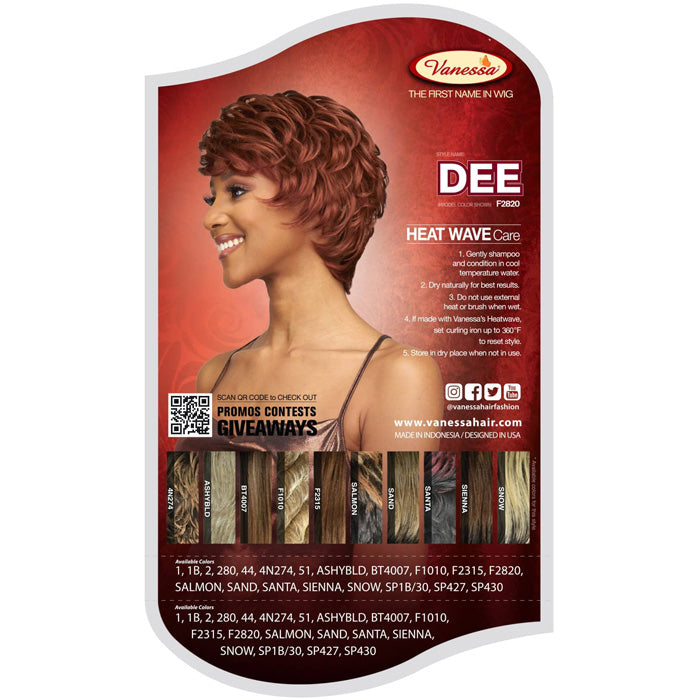 Vanessa Fashion Full Wig - DEE