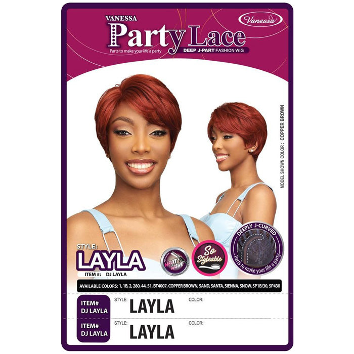 Vanessa Party Lace J-Part Lace Wig - DJ LAYLA