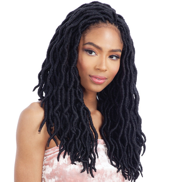 Mayde Beauty Synthetic Mighty Pack Crochet Braid - 80 PRE-LOOPED STANDARD WAVY ISLAND LOCS 14"