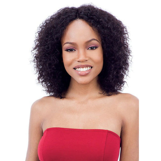 Mayde Beauty Human Hair Wet & Wavy Invisible Lace Part Wig - DEEP CURL