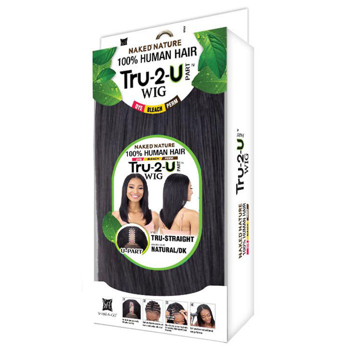 Shake N Go Naked 100% Human Hair U Part Wig - TRU STRAIGHT
