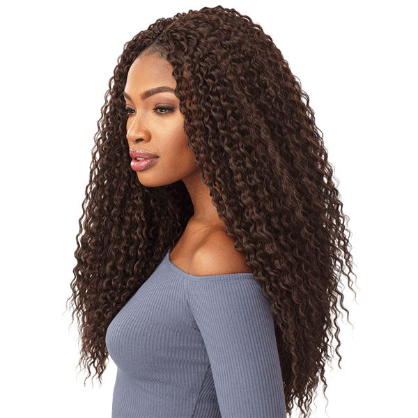 Sensationnel Lulutress Crochet Braid WET CURLY 18 Inch