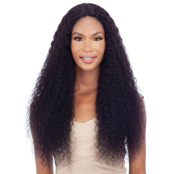 Mayde Beauty 100% Human Hair 5" Lace and Lace Front Wig - BOHEMIAN CURL 30 (WET & WAVY)