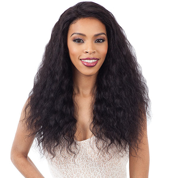 Shake N Go Naked Brazilian Wet & Wavy 100% Human Hair Natural Lace Front Wig - LOOSE DEEP