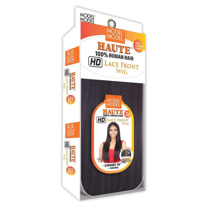 Model Model Haute 100% Human Hair HD Lace Front Part Wig - STRAIGHT 28