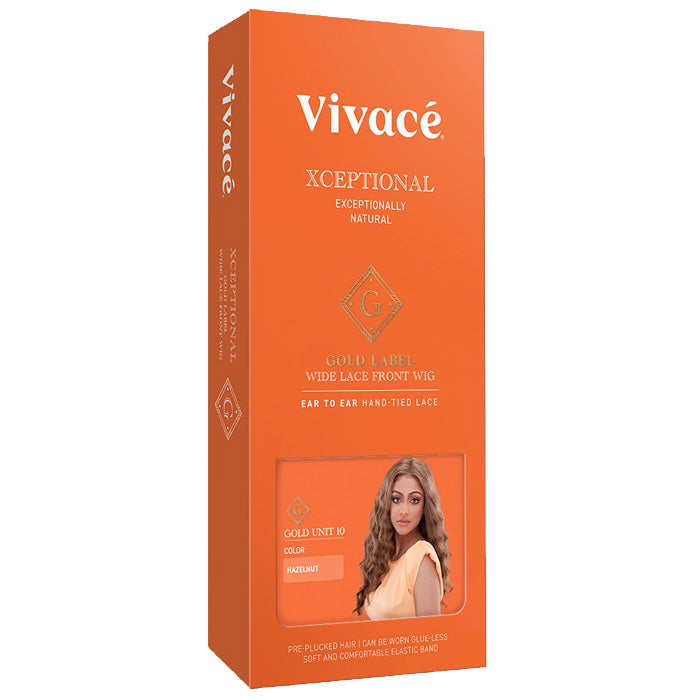 Vivace Xceptional Gold Label Wide Glueless Curly HD Lace Front Wig - GOLD UNIT 10
