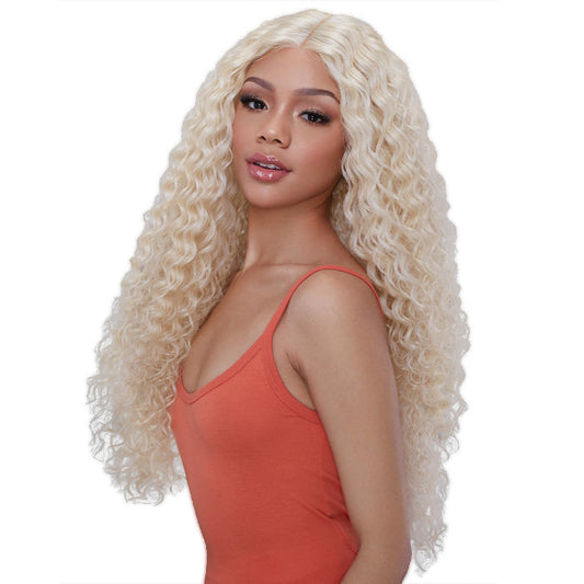 Vivace Xceptional Gold Label Wide Glueless Synthetic Curly HD Lace Front Wig - GOLD UNIT 13