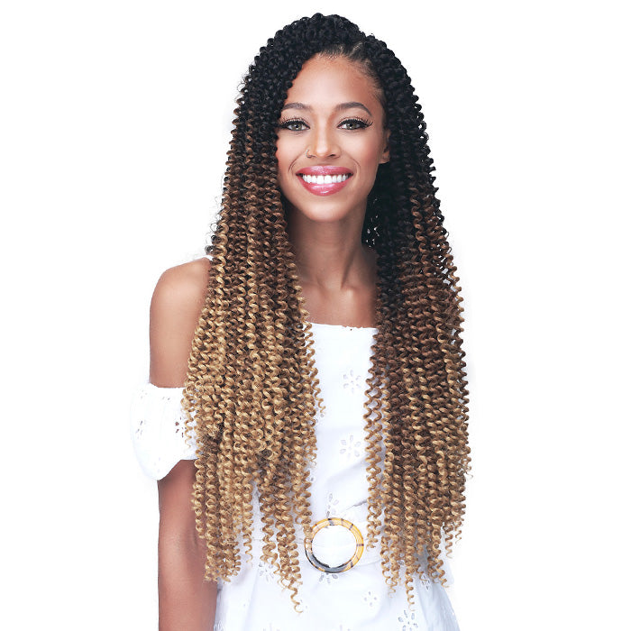 Bobbi Boss Brazilian Pre-Looped Crochet Braids - SOFT WATER WAVE 3X 18"