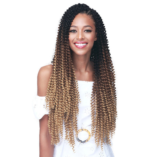 Bobbi Boss Brazilian Pre-Looped Crochet Braids - SOFT WATER WAVE 3X 18"